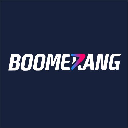 Boomerang Bet logo mørk baggrund